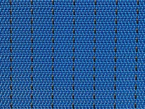 Anti-static dryer belt with mixed anti-static yarn and copper wire weave