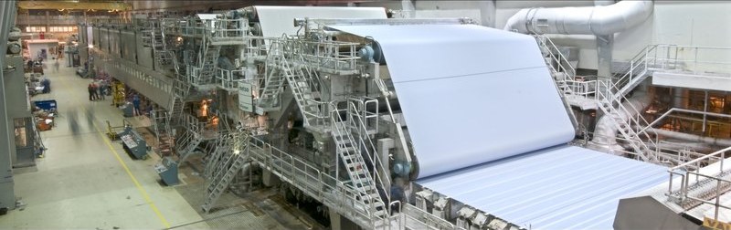Paper machine production line running Aurora forming fabrics
