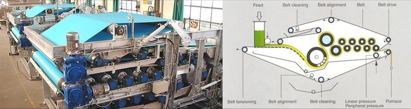 Press belt header strip from the production line, wide belt ready for finishing