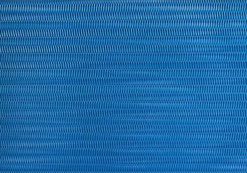Hydrolysis-resistant spiral fabric for acid and alkaline environments, close-up
