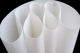 Endless joint nonwoven belt, close-up of the seamless edge